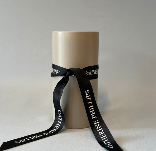 Cylinder Vase Satin Dark Beige