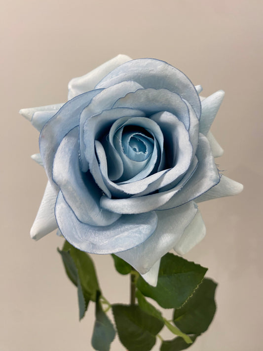Real Touch French Blue Hannah Rose Artificial Flowers Faux Flowers