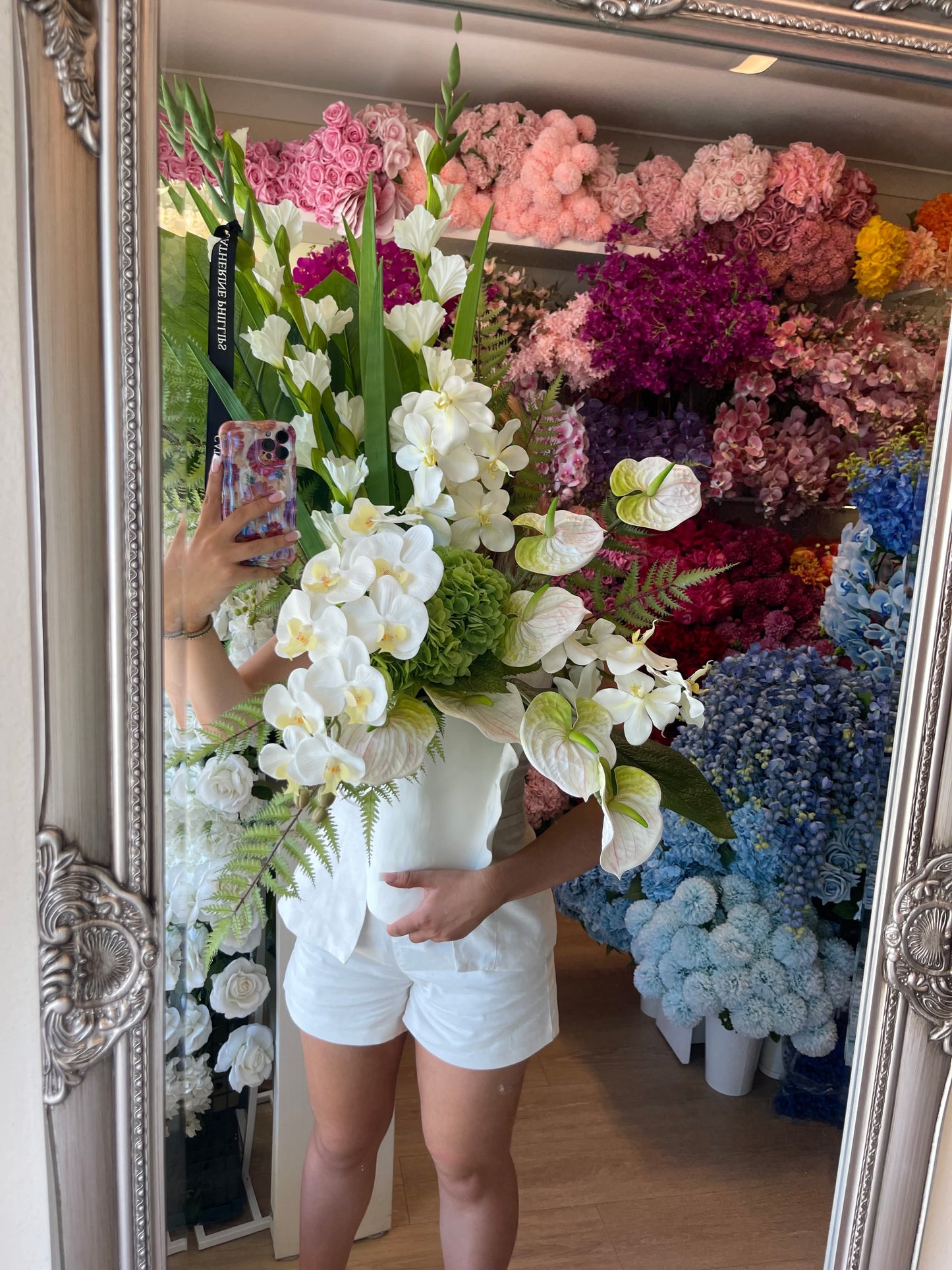 Loretta Artificial Faux Flowers Arrangement (Please contact us to place an order)