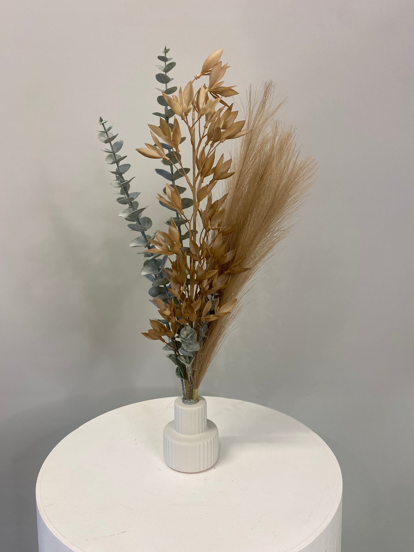 Eucalyptus Feather Bud Vase