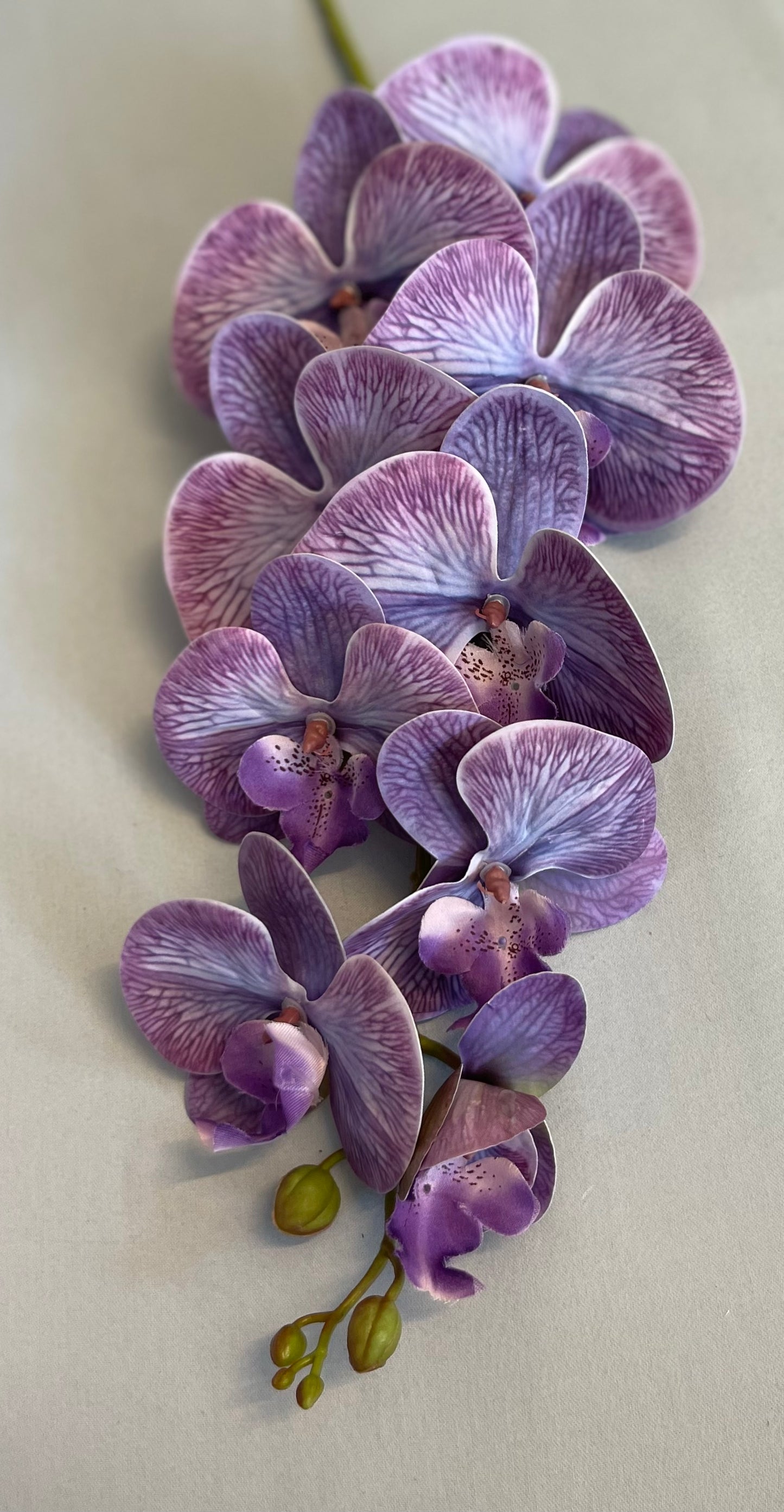 Violet Orchid Single Stem Artificial Flowers Faux Flowers