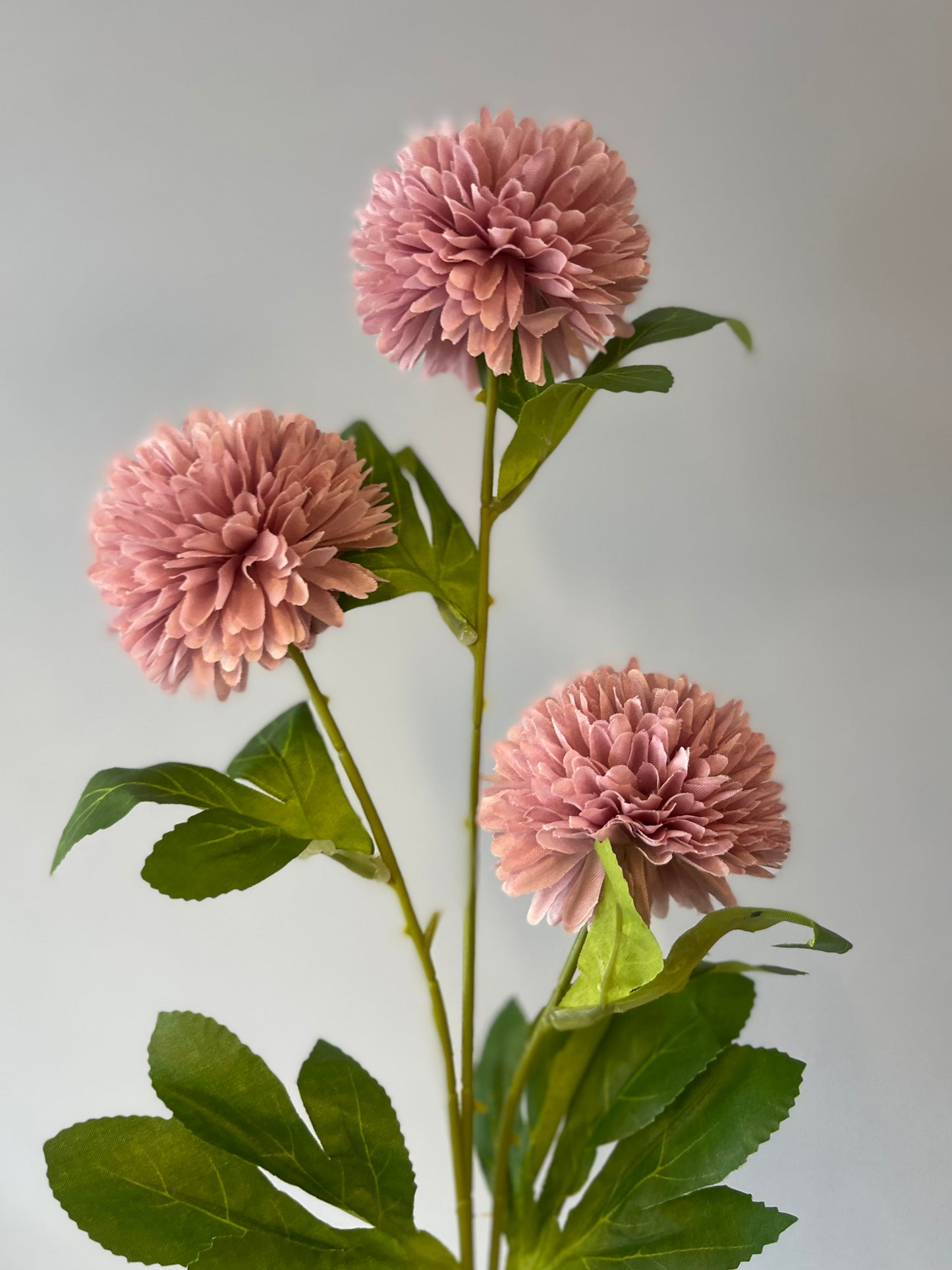 Blush Chrysanthemum Spray Artificial Flower Faux Flower