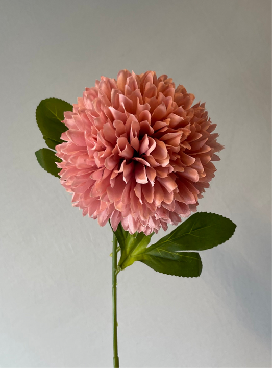 Dusty Pink Chrysanthemum (Artificial flowers Faux Flowers)