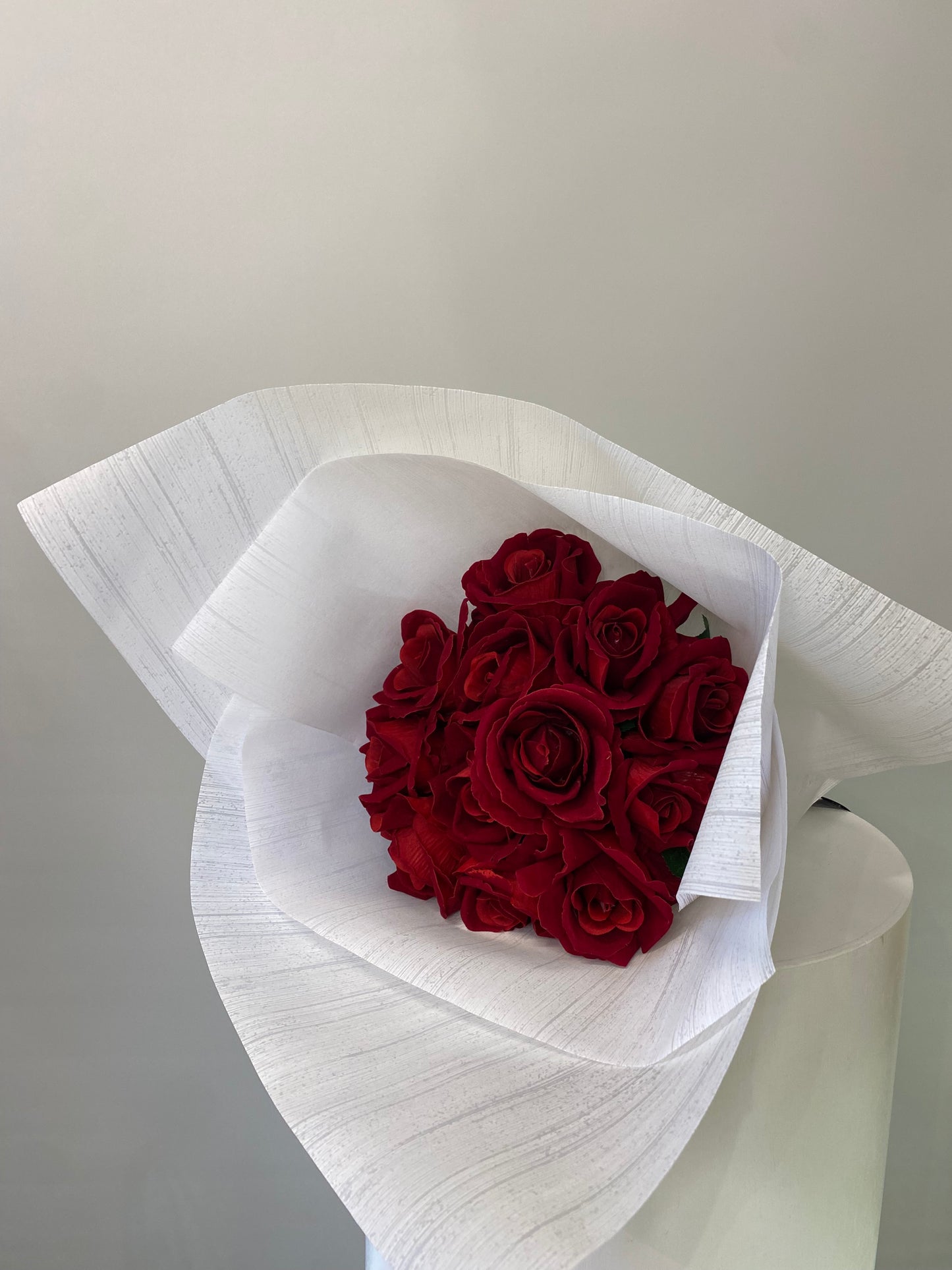 Valentine’s Day 12 Red Roses Artificial Flowers