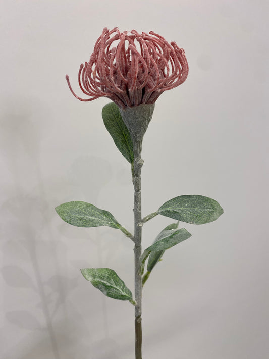 Purple Protea Leucospemum Single Stem Artificial Flowers