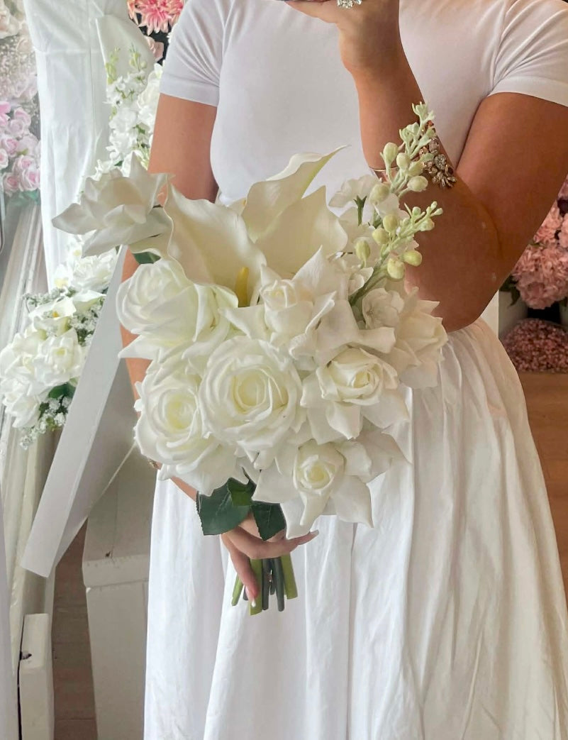 Catherine Phillips Abby Bridal Wedding Bouquets Artificial Faux Flowers