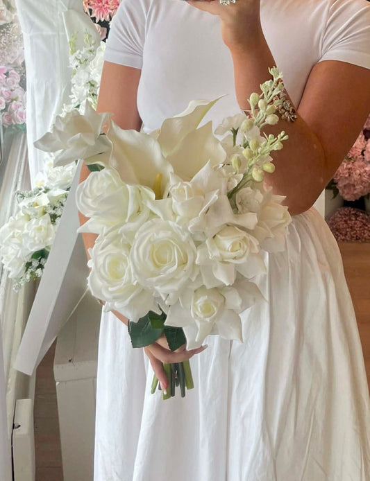 Catherine Phillips Abby Bridal Wedding Bouquets Artificial Faux Flowers