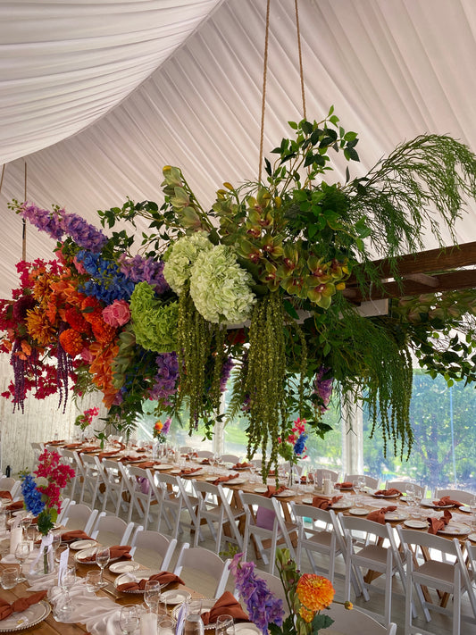 Jess Artificial Flower Wedding Arbour  Installation