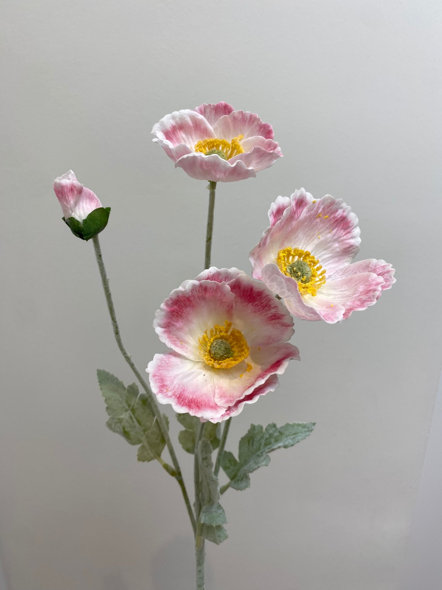 Real Touch Pink Cosmos Spray Single Stem Artificial Flowers