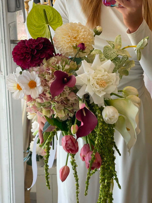Catherine Phillips Maddison Bridal Wedding Bouquet Artificial Faux Flowers