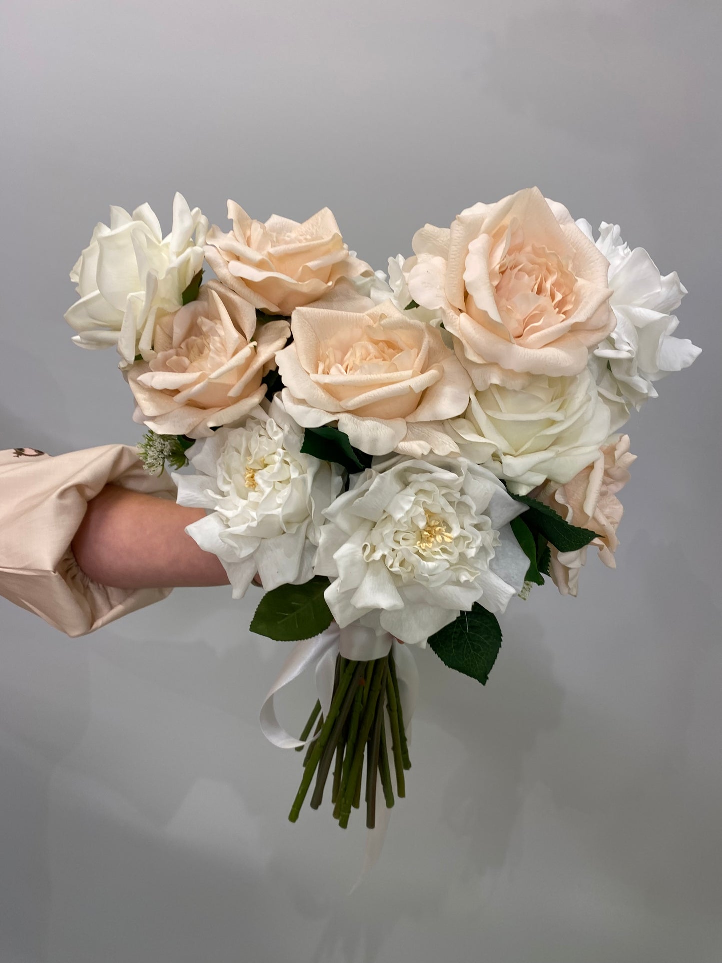 Catherine Phillips Wedding Bouquet Soft Pink and White