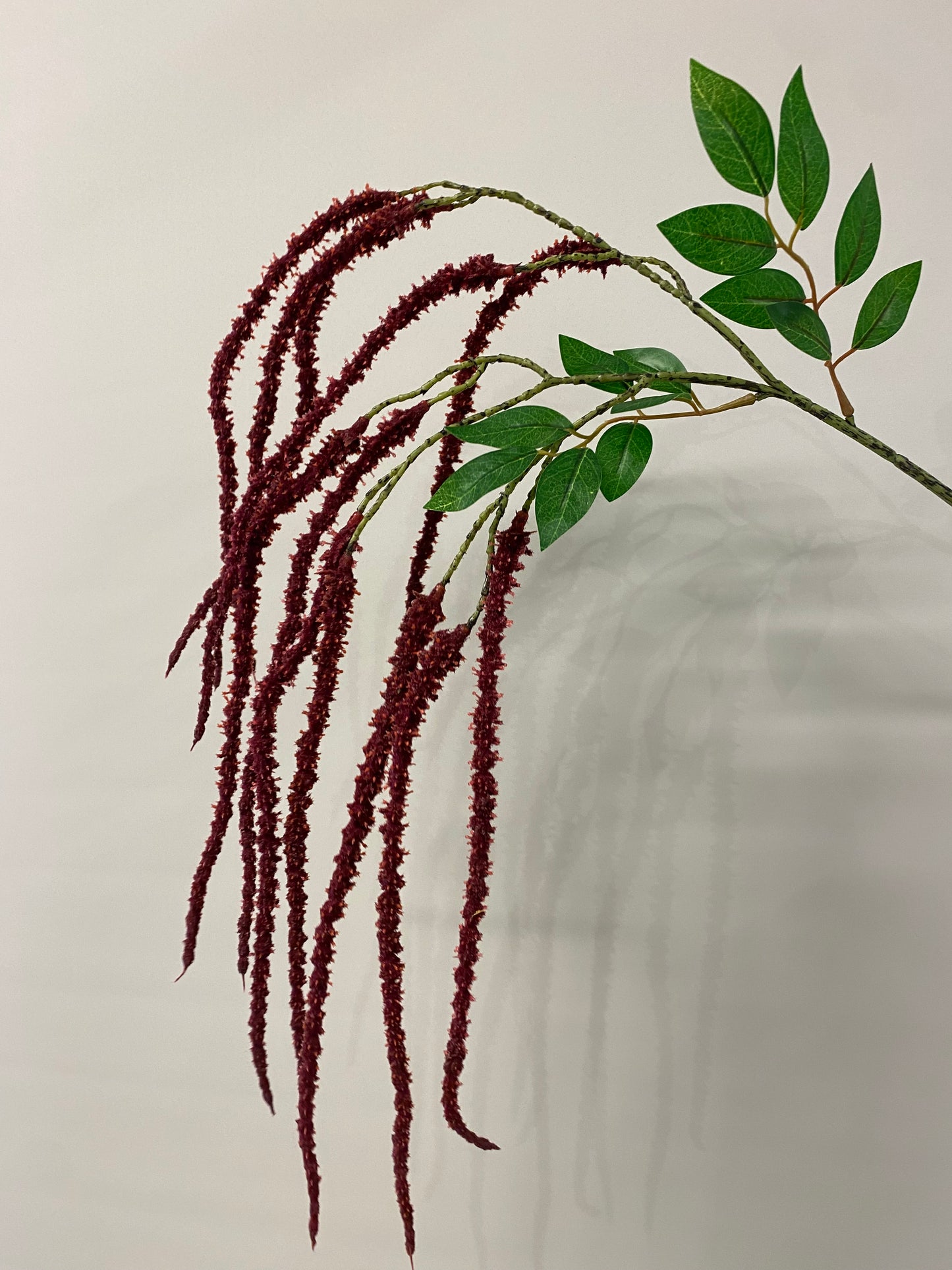 Burgundy Amaranthus Single Stem  (Artificial flowers Faux Flowers)