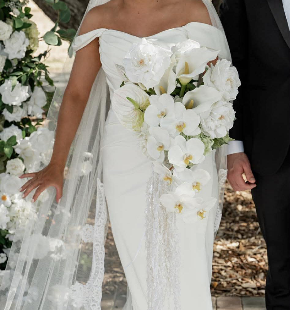 Catherine Phillips Michelle Bridal Wedding Bouquet Artificial Faux Flowers