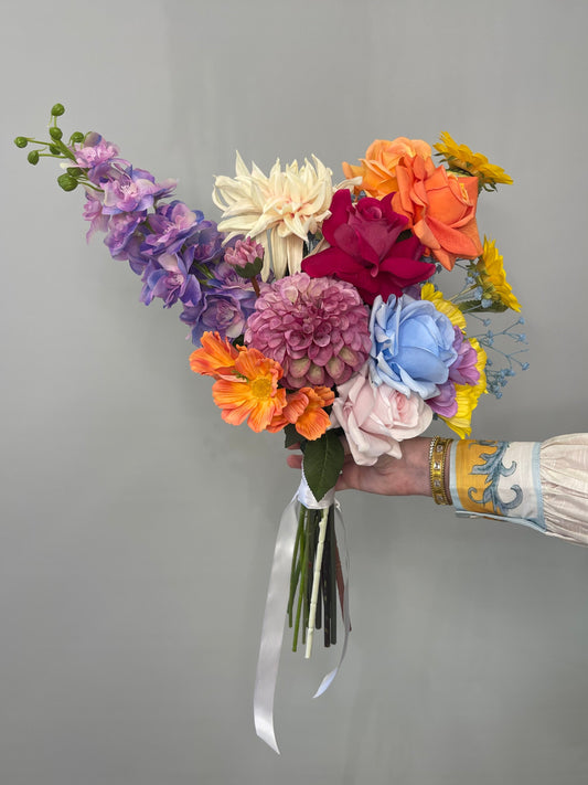 Catherine Phillips Wedding Bouquet Vibrant Colourful Brights