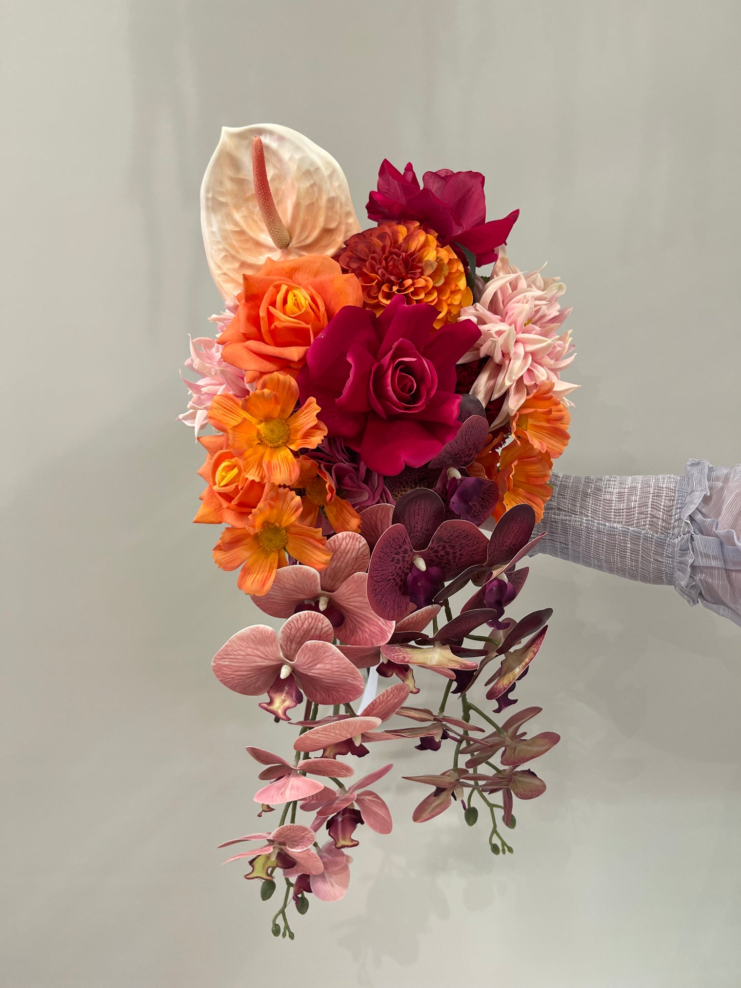 Catherine Phillips Hot Coloured Wedding Bouquet