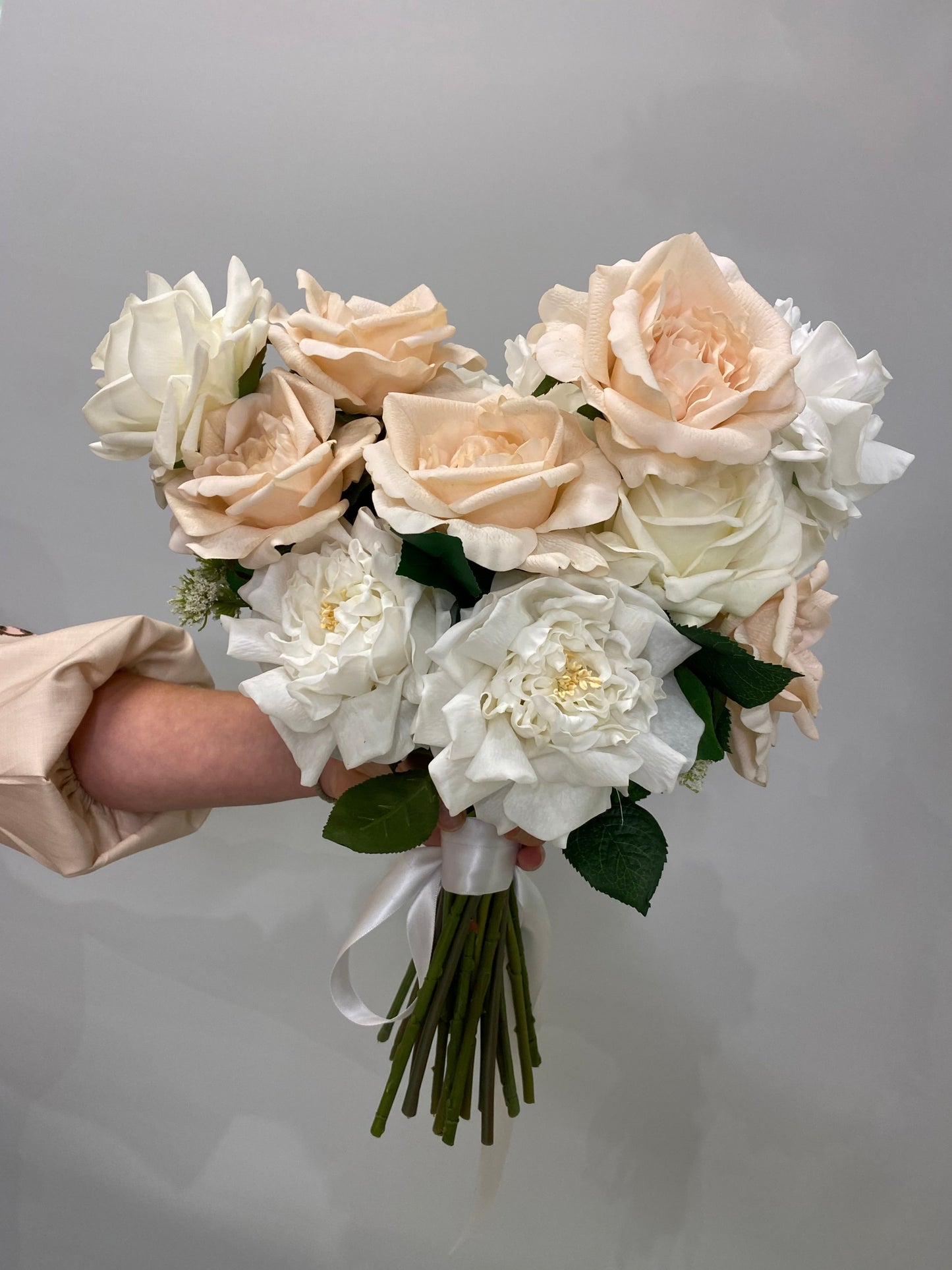 Catherine Phillips Wedding Bouquet Soft Pink and White