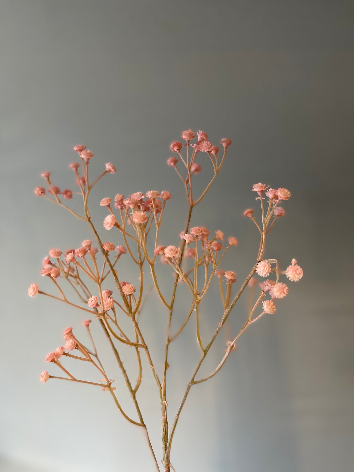 Pink Baby's Breath Single Stem Artificial Flower Faux Flower