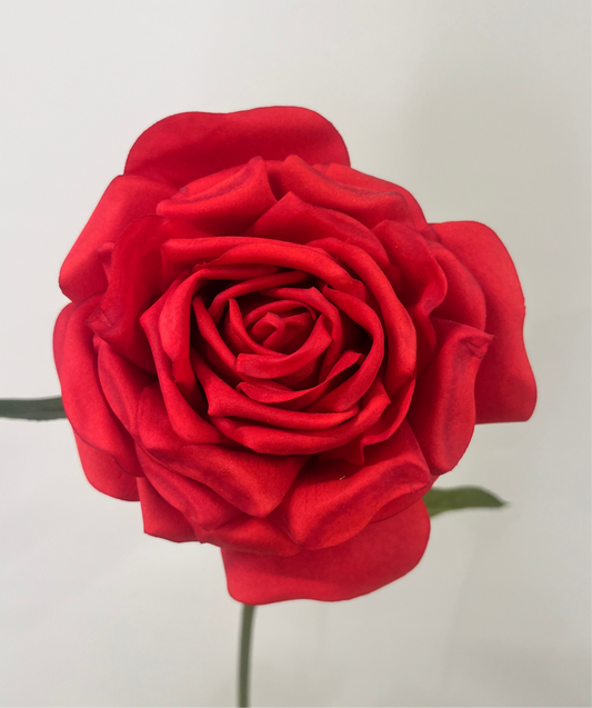 Real Touch Red Bella Rose Single Stem Artificial Flowers Faux Flowers