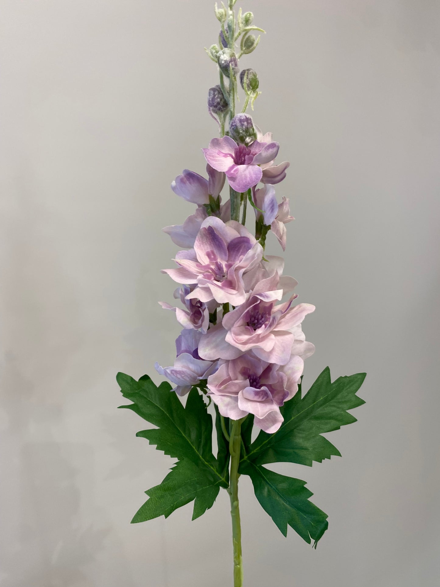 Real Touch Lilac Purple Delphinium Single Stem Artificial Faux Flowers