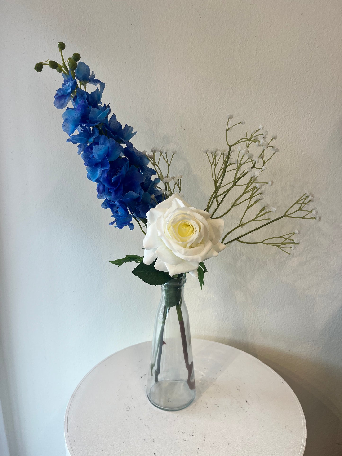 Blue Delphinium Bud Vase