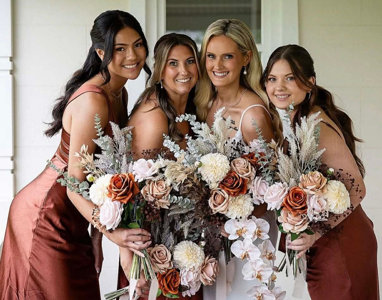 Catherine Phillips Caitlin Bridal Wedding Bouquet Artificial Faux Flowers