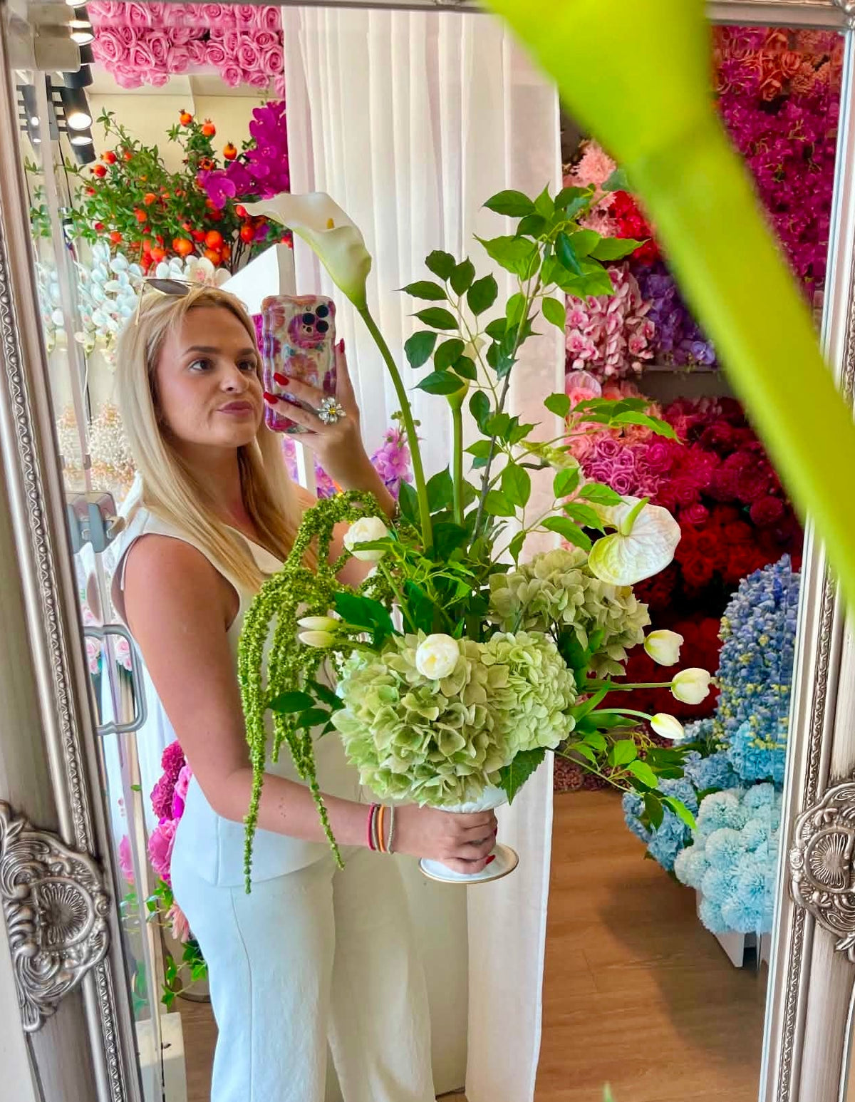 Ariana Wedding Table Arrangement Artificial Flowers