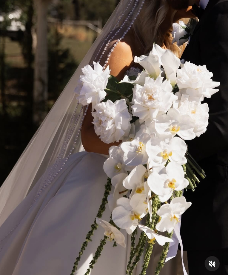 Catherine Phillips Tuscan Bridal Wedding Bouquet Artificial Faux Flowers