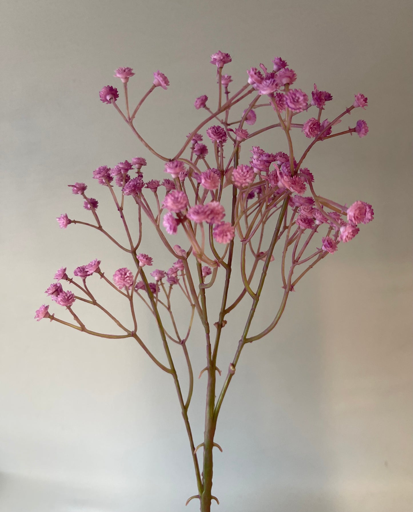 Lilac Purple Baby's Breath Single Stem Artificial Flower Faux Flower