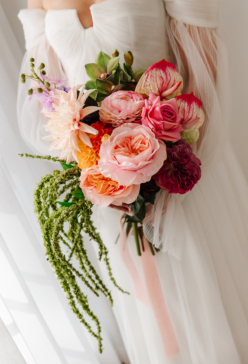 Catherine Phillips Leoni Bridal Wedding Bouquets Artificial Faux Flowers