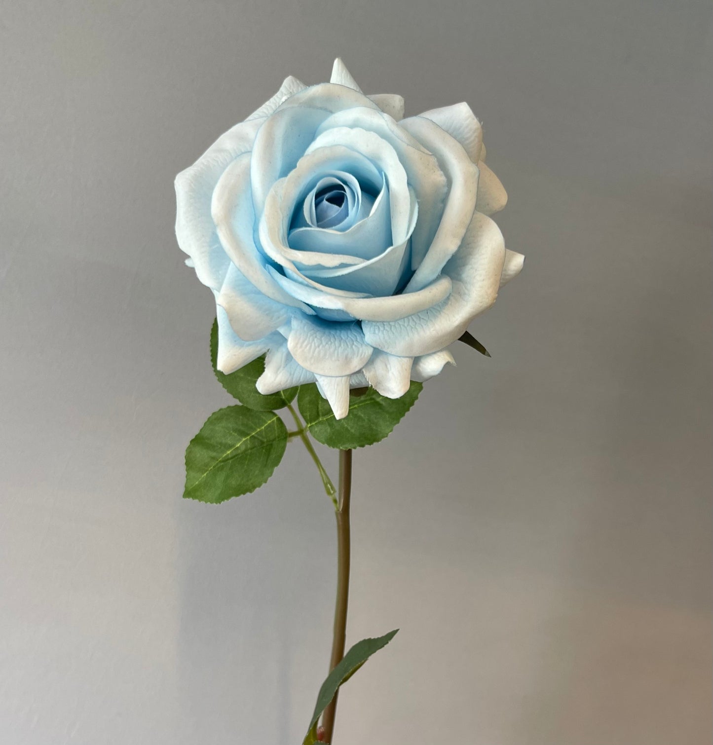 Real Touch Light Blue Hannah Rose Artificial Flowers Faux Flowers