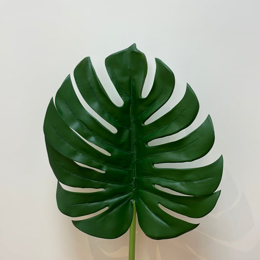 Real Touch Green Monstera Leaf Artificial Flowers Faux Flowers