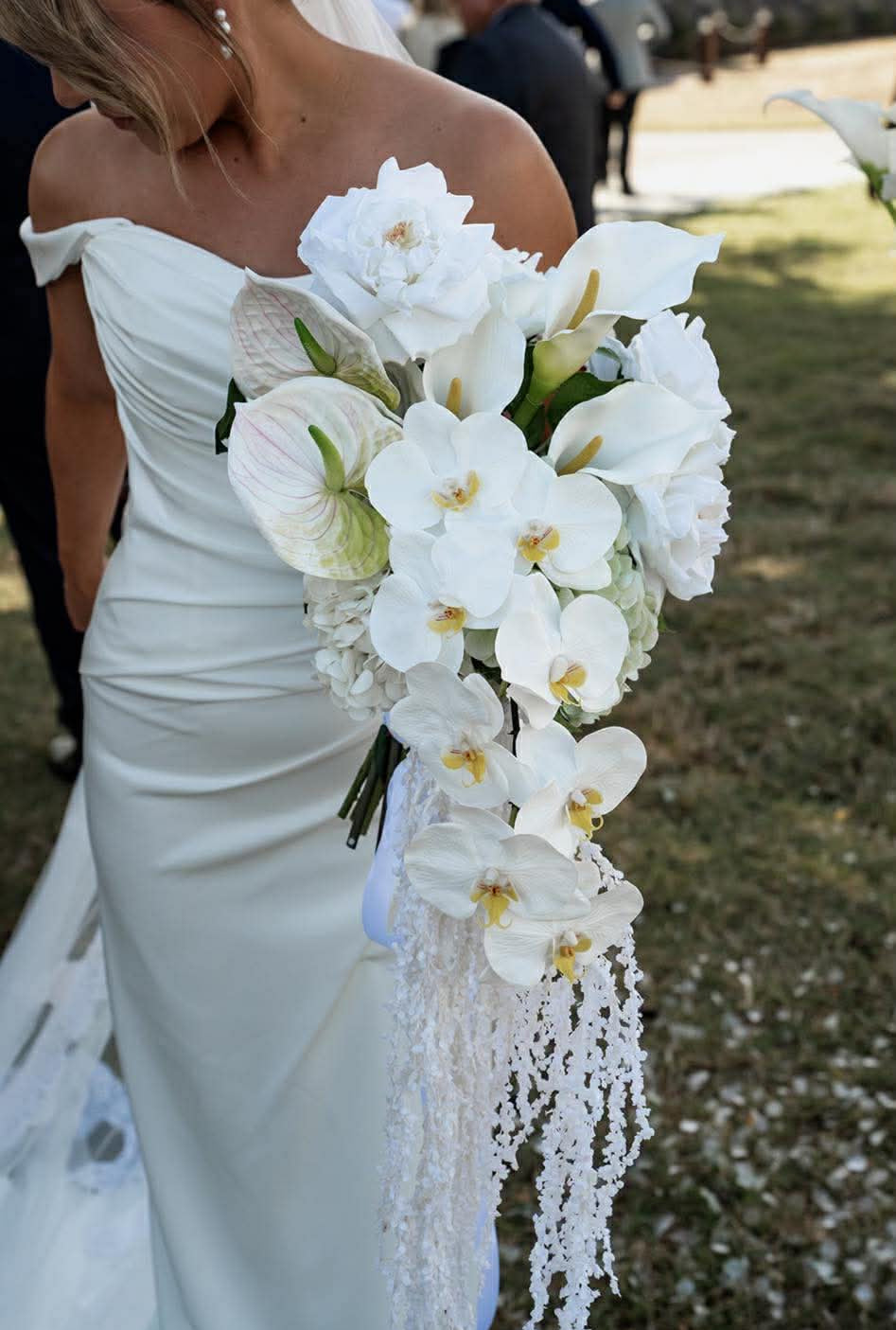 Catherine Phillips Michelle Bridal Wedding Bouquet Artificial Faux Flowers