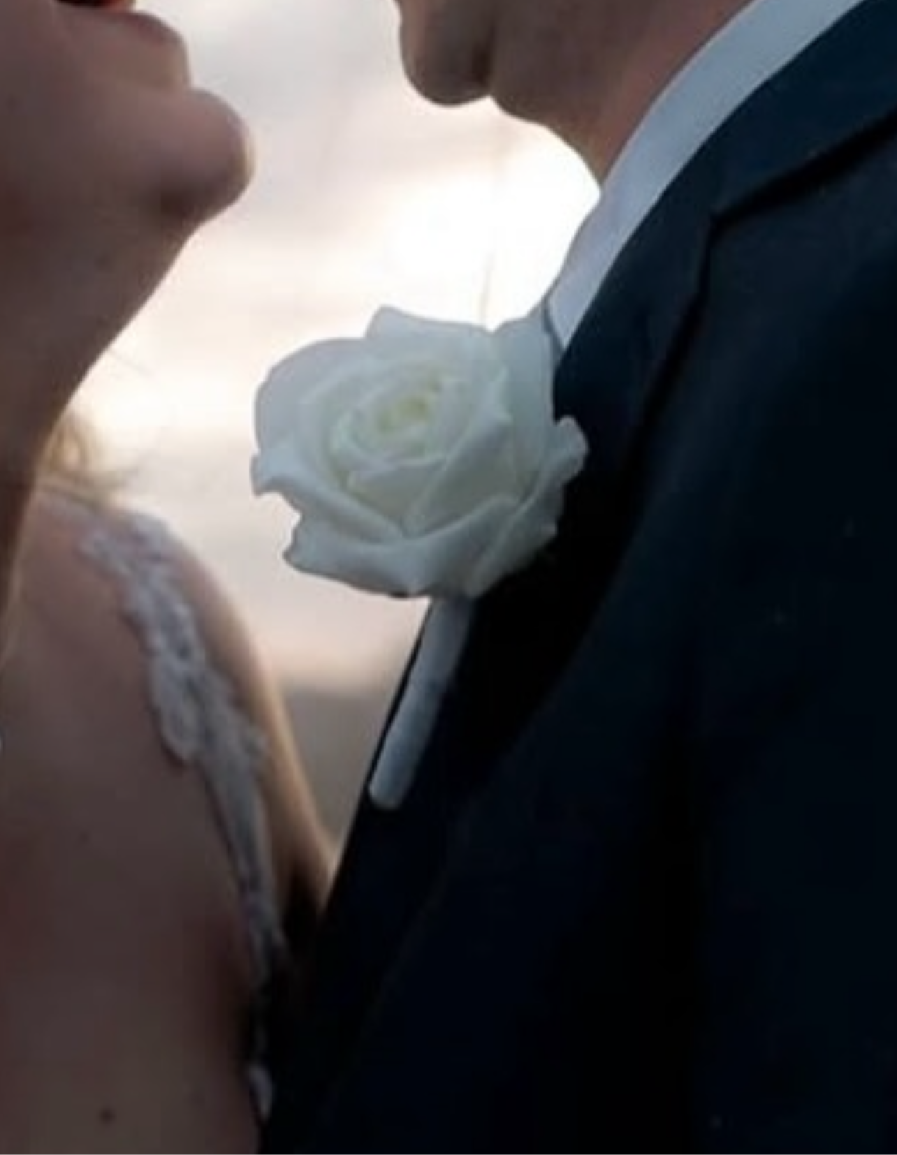 Real Touch Lola Rose Buttonhole