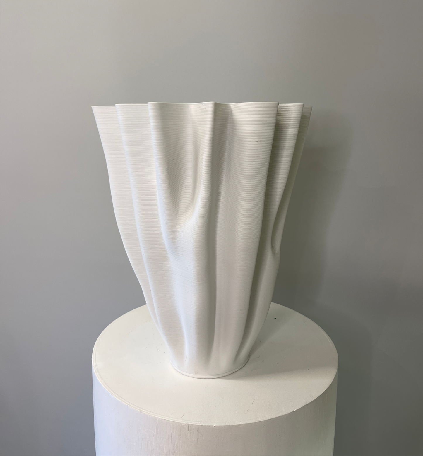 Stacey White Decorative Elite Vase