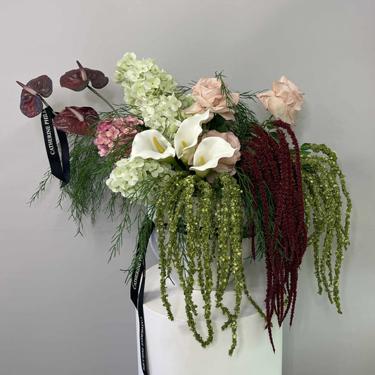 Larrisa Artificial Faux Flowers Arrangement (Please contact us to place an order)