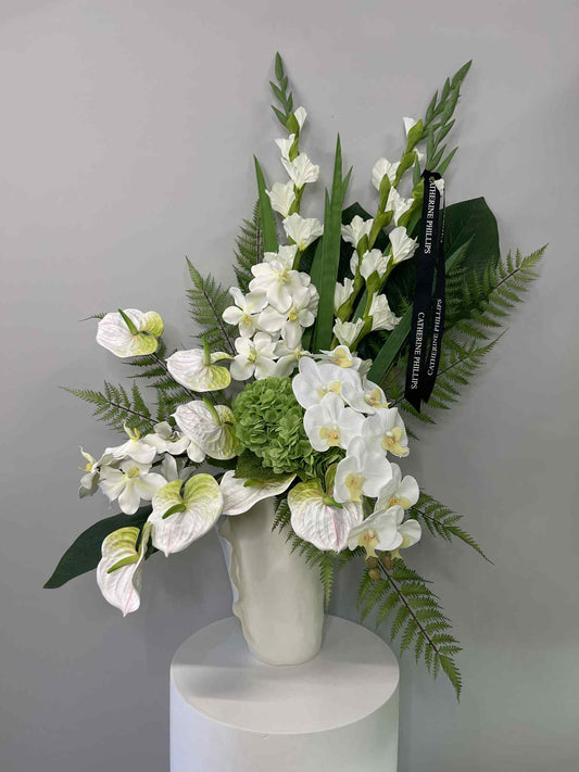 Loretta Artificial Faux Flowers Arrangement (Please contact us to place an order)