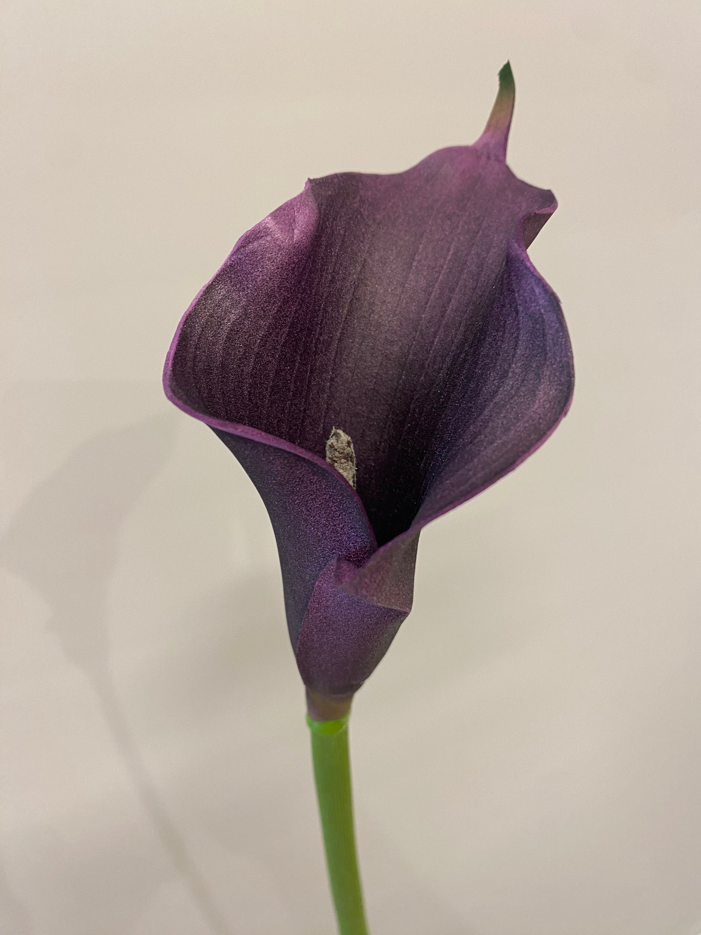 Real Touch Purple Calla Lily Single Stem Artificial Flowers Faux Flowers