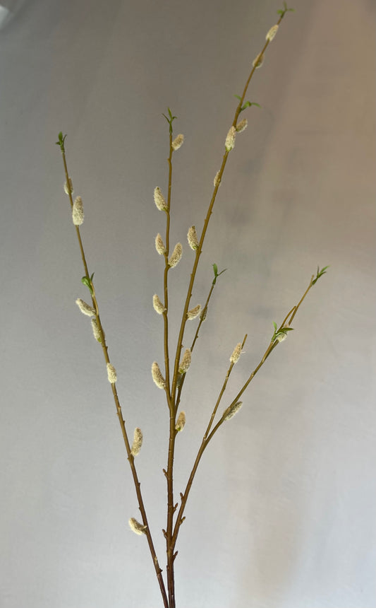 Buttercup Magnolia Bud spray (Artificial Flower Faux Flowers)