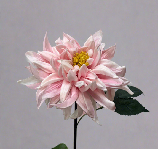 Real Touch Bright Pink Dahlia Single Stem
