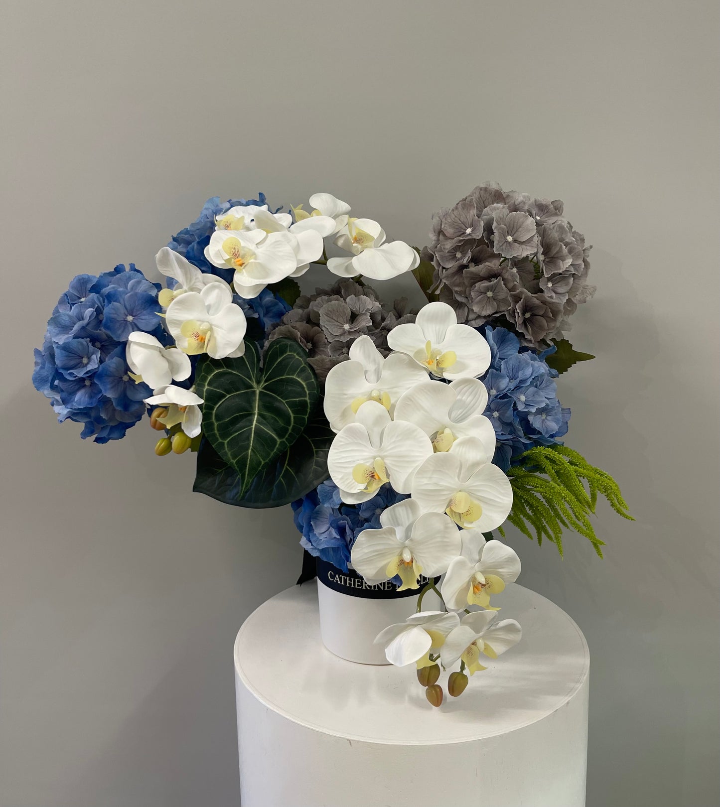 Georgiana Blue real touch Flower Arrangement