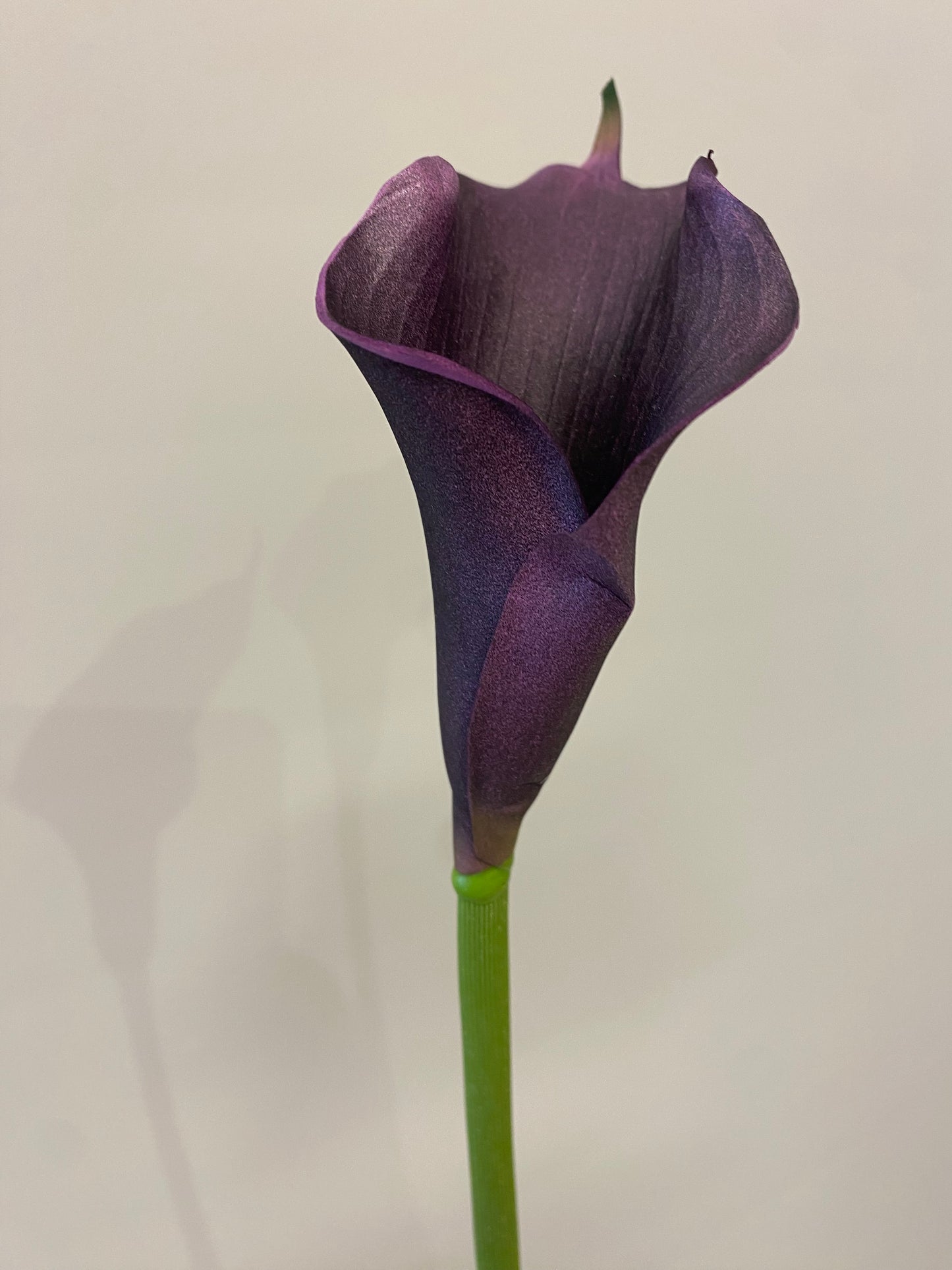Real Touch Purple Calla Lily Single Stem Artificial Flowers Faux Flowers