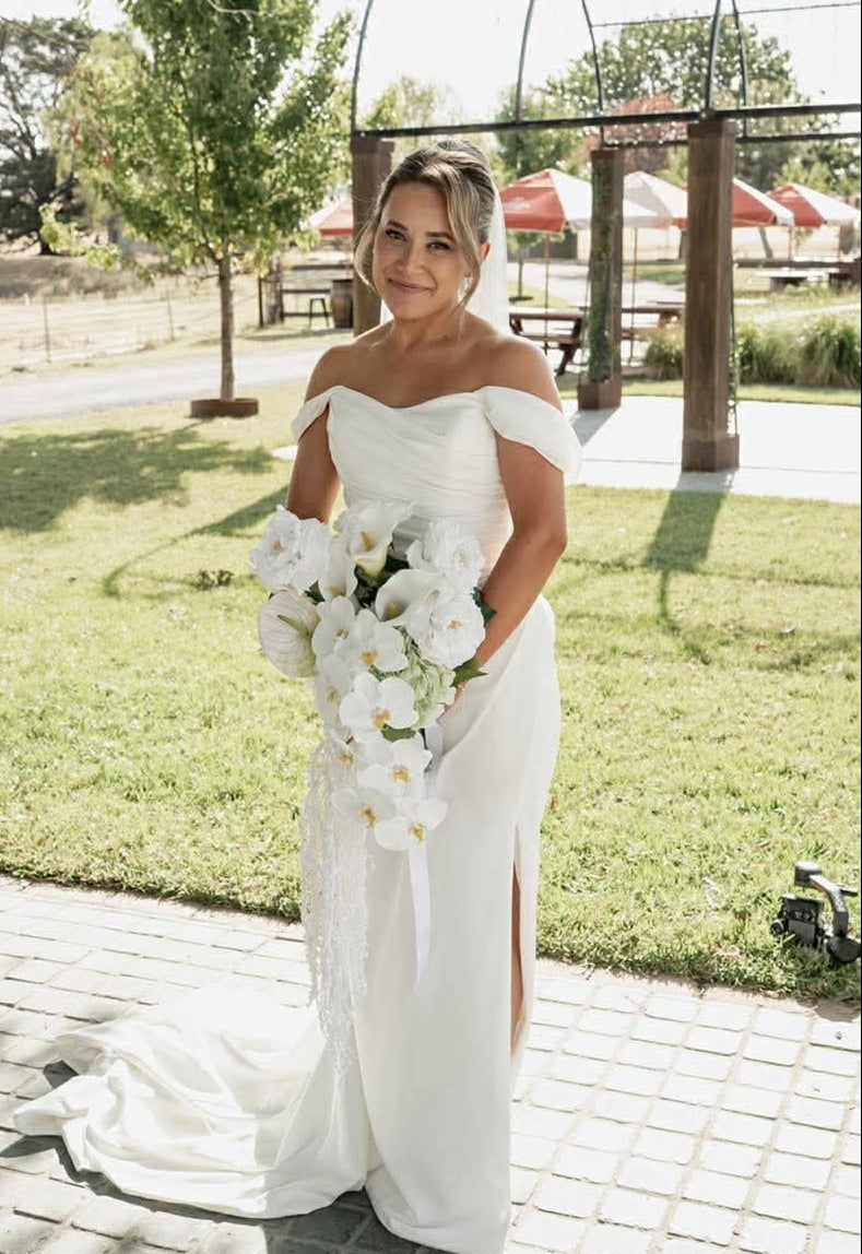 Catherine Phillips Michelle Bridal Wedding Bouquet Artificial Faux Flowers
