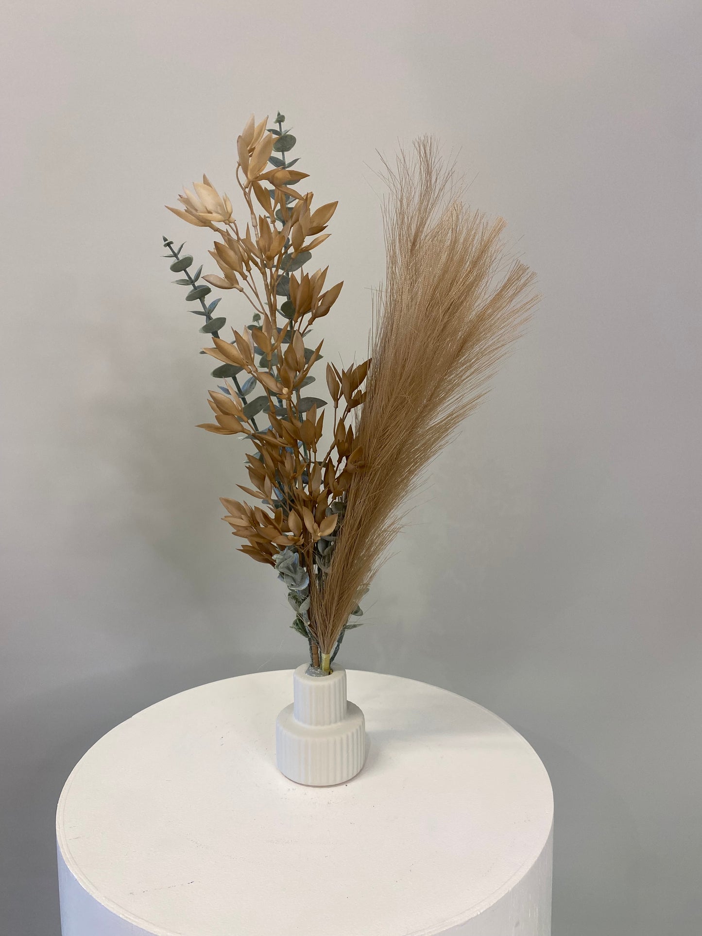 Eucalyptus Feather Bud Vase