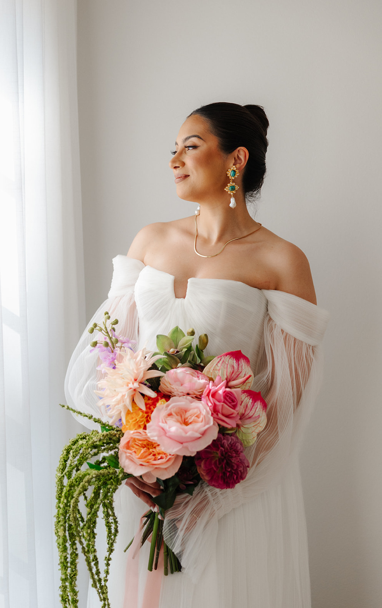Catherine Phillips Leoni Bridal Wedding Bouquets Artificial Faux Flowers
