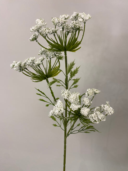 Real Touch Queen Anne's Lace Spray Single Stem Artificial Flowers