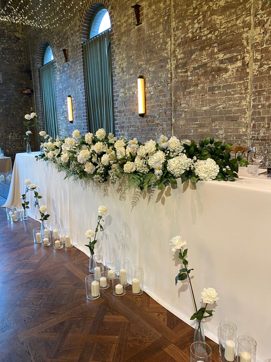 Wedding Bridal Table Flower Arrangement, (Please contact us to place an order)