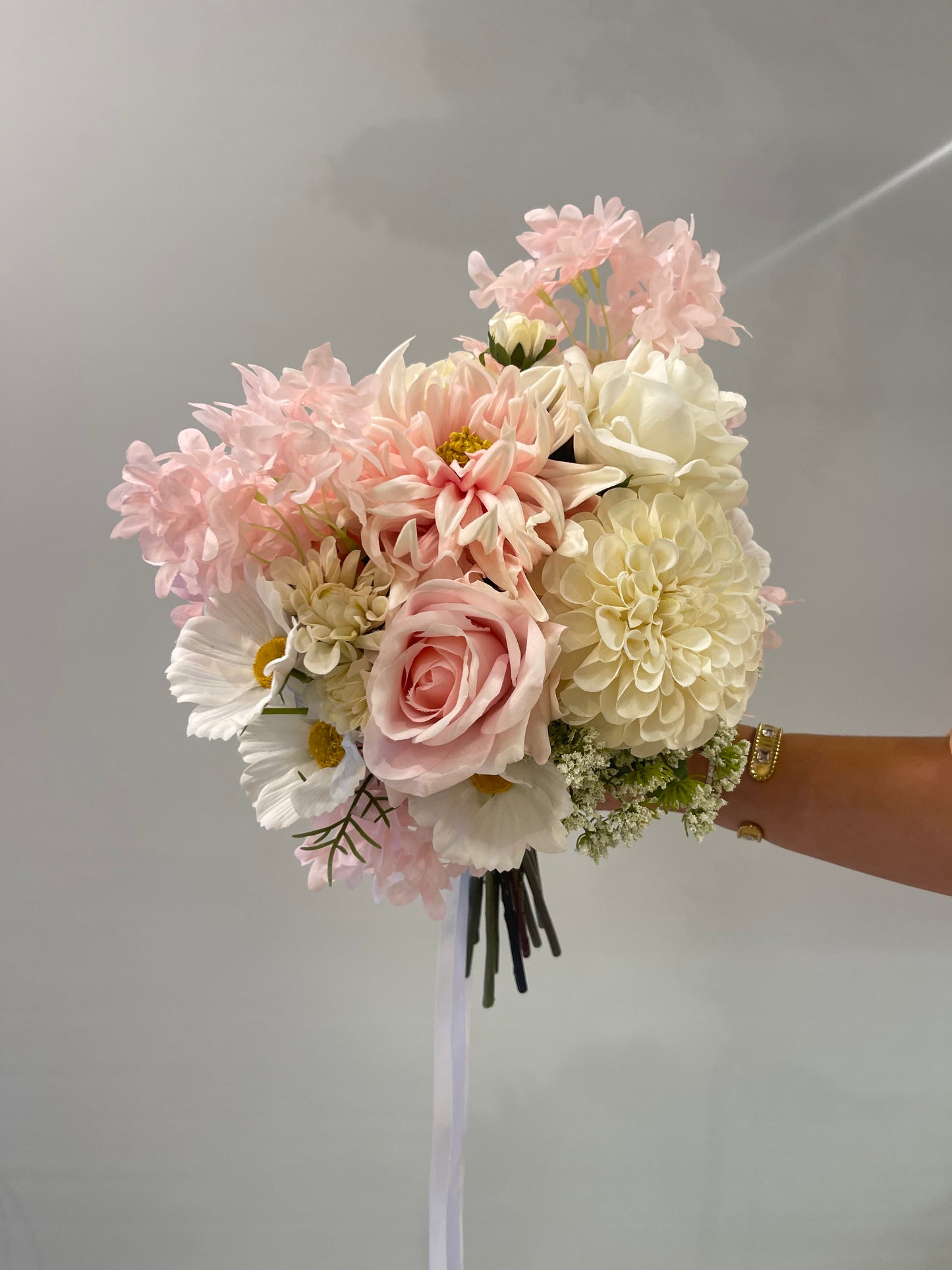 Catherine Phillips Pinks and Whites Wedding Bouquet