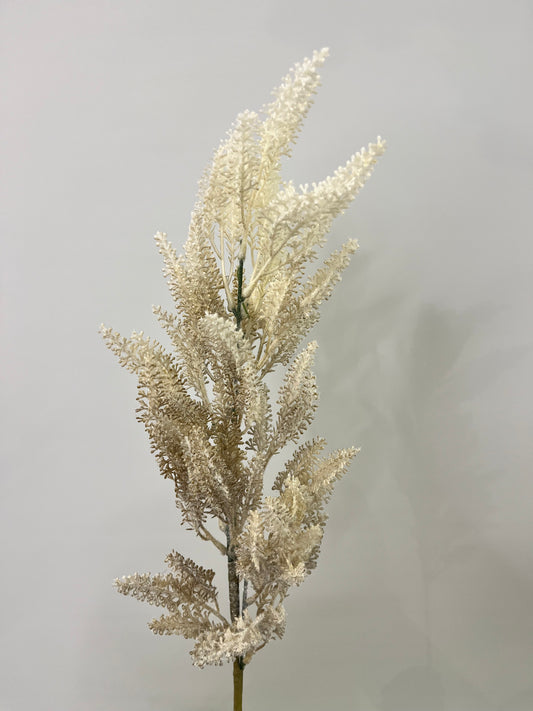 Coffee Dried Look Grass Spray Single Stem Artificial Flowers Faux Flowers