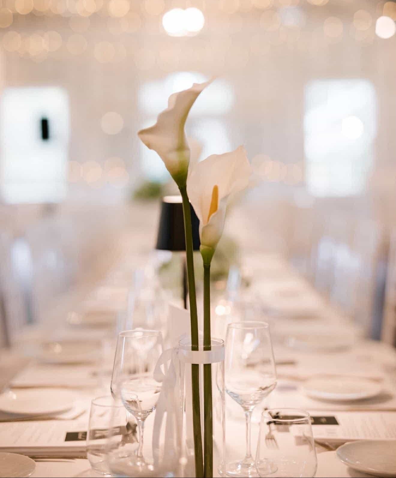 Calla lily  Wedding Bud Vase Artificial Faux Flowers