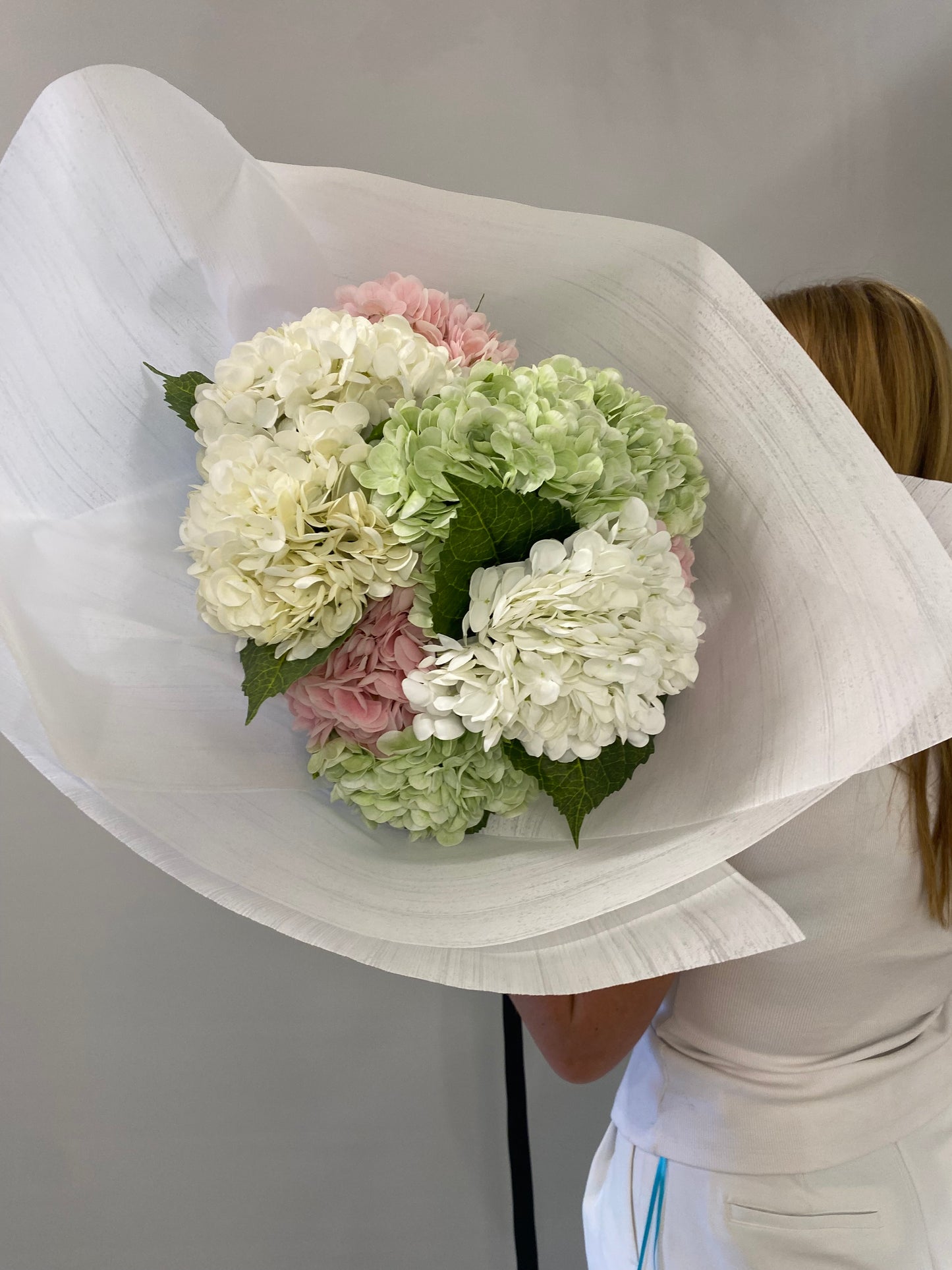 Hydrangea Bouquet Arrangement  Artificial Flowers